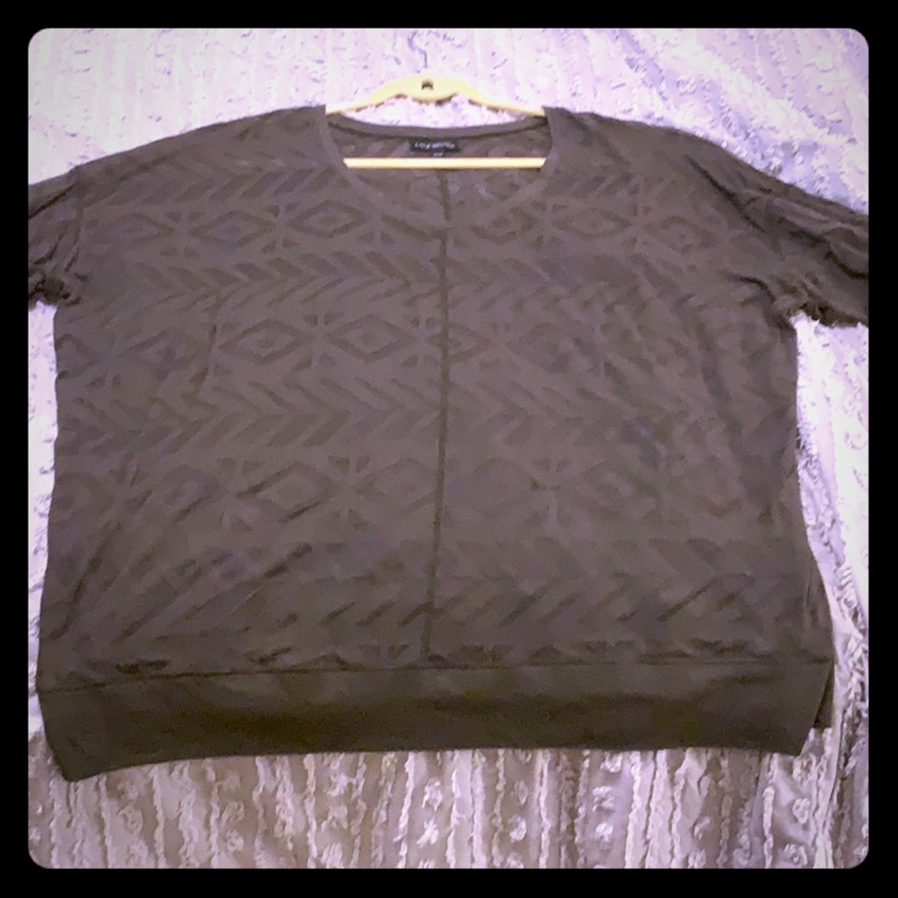 Lane Bryant hunter green shirt